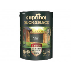 Ducksback 5 Year Waterproof for Sheds & Fences Forest Green 5 litre