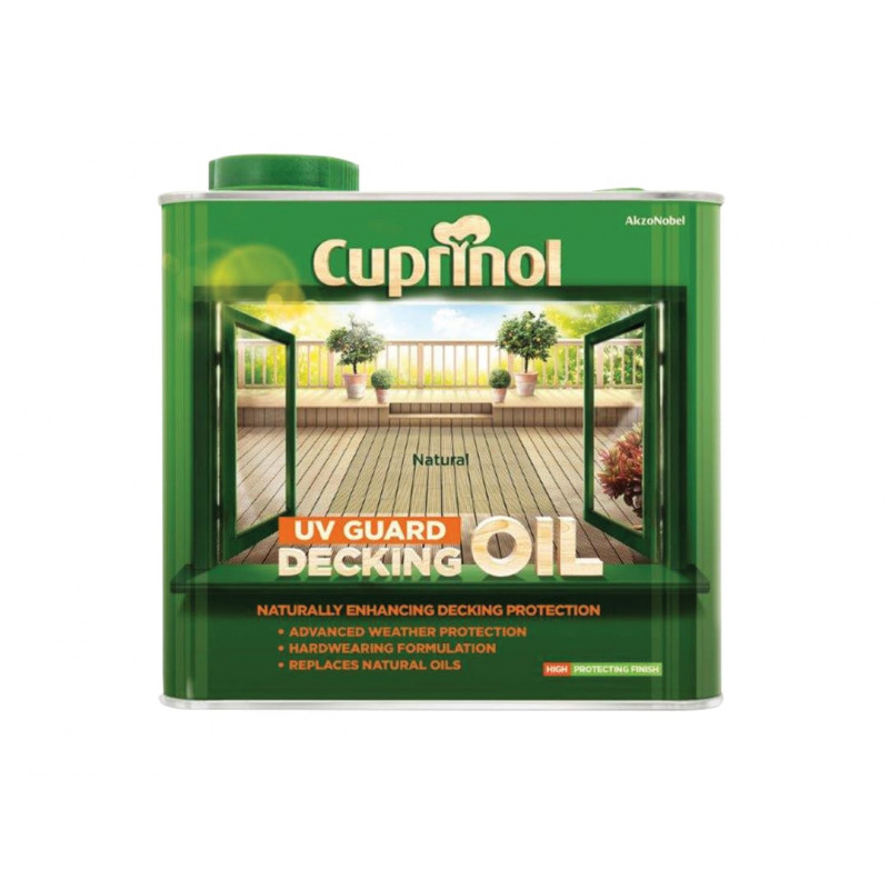 UV Guard Decking Oil Natural 2.5 litre UV Guard Decking Oil Natural 2.5 litre