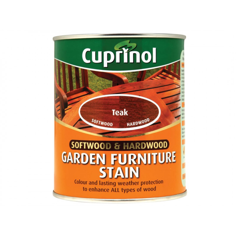 Softwood & Hardwood Garden Furniture Stain Teak 750ml