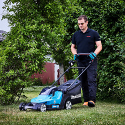 Makita DLM432 LXT 36V Lawn Mower 430mm (2 × 5.0Ah Batteries)