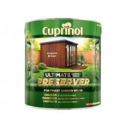 Ultimate Garden Wood Preserver Autumn Brown 4 litre
