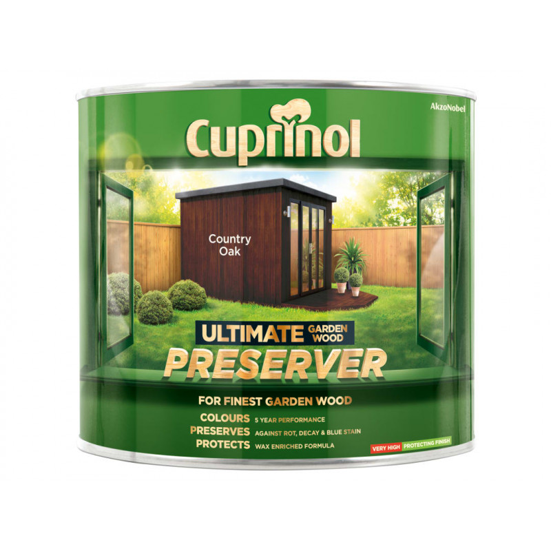 Ultimate Garden Wood Preserver Country Oak 1 litre Ultimate Garden Wood Preserver Country Oak 1 litre