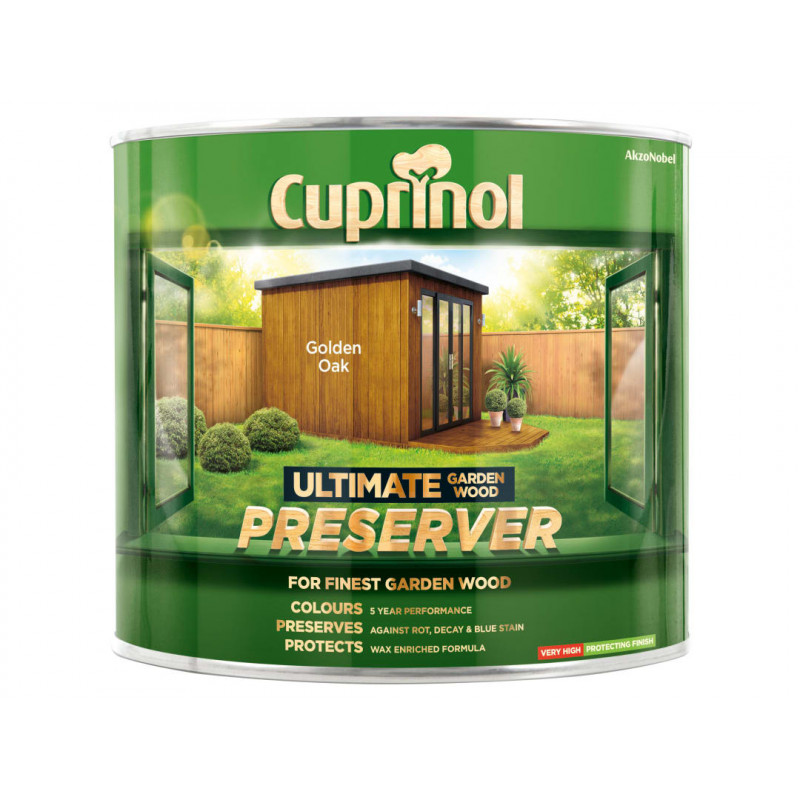 Ultimate Garden Wood Preserver Golden Oak 1 litre