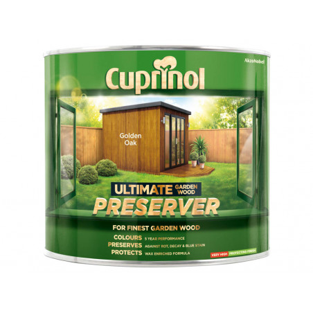 Ultimate Garden Wood Preserver Golden Oak 1 litre