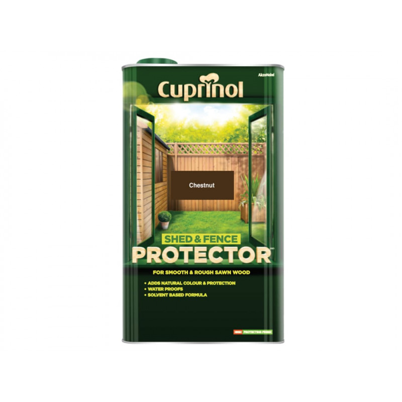 Shed & Fence Protector Chestnut 5 litre Shed & Fence Protector Chestnut 5 litre