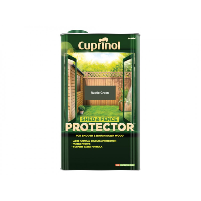 Shed & Fence Protector Rustic Green 5 litre