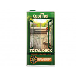 Total Deck Restore & Oil Wood Clear 5 litre