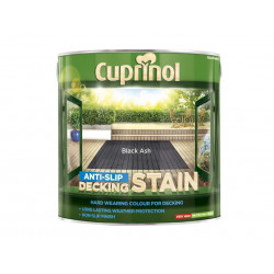 Anti-Slip Decking Stain Black Ash 2.5 litre