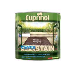 Anti-Slip Decking Stain American Mahogany 2.5 litre