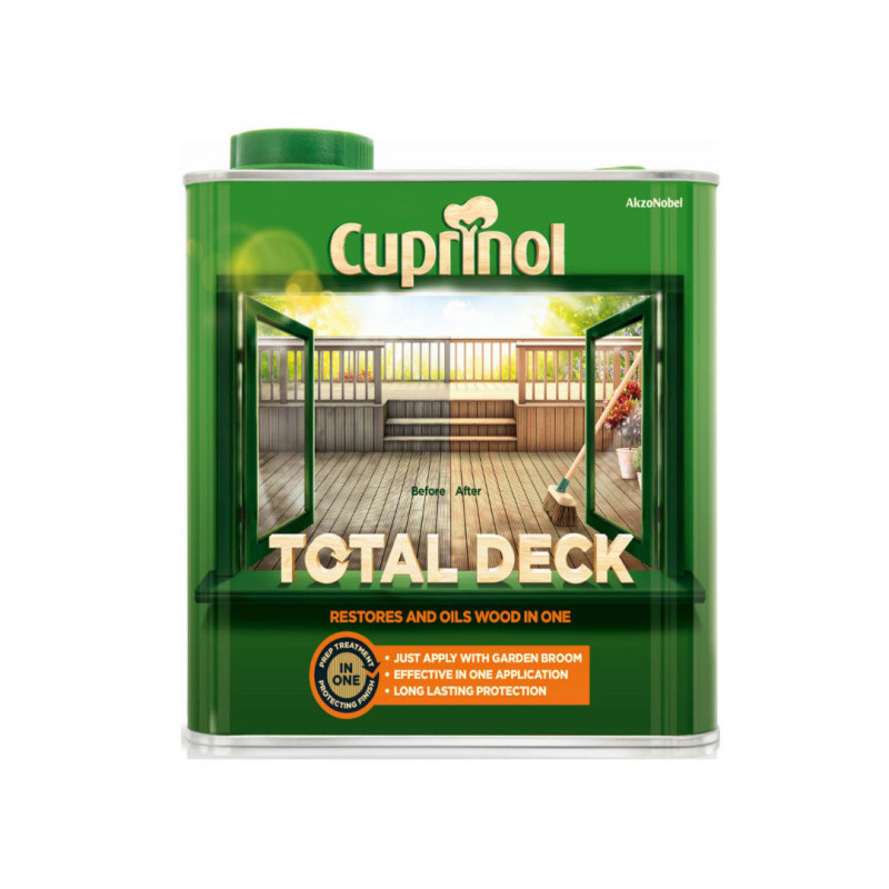 Total Deck Restore & Oil Wood Clear 2.5 litre Total Deck Restore & Oil Wood Clear 2.5 litre