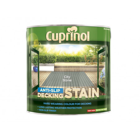 Anti-Slip Decking Stain City Stone 2.5 litre