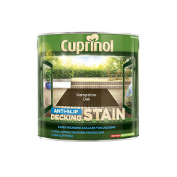 Anti-Slip Decking Stain Hampshire Oak 2.5 litre