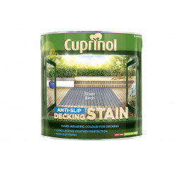 Anti-Slip Decking Stain Silver Birch 2.5 litre