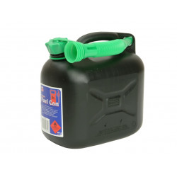 Diesel Fuel Can & Spout Black 5 litre