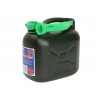 Diesel Fuel Can & Spout Black 5 litre