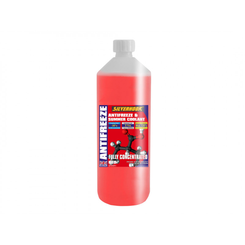 Fully Concentrated Antifreeze O.A.T. Red 1 litre Fully Concentrated Antifreeze O.A.T. Red 1 litre