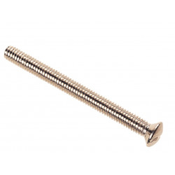 Nickle Plated Switch/Socket Plate Screws 3.5 x 38mm (Pack of 10)