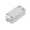 2 Terminal Fixed Connector 5A White