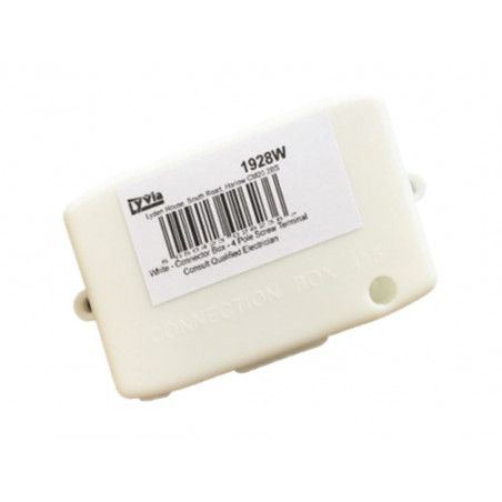 4 Pole Connection Box White