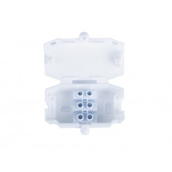 3 Pole Connector Box 10A White