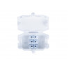 3 Pole Connector Box 10A White