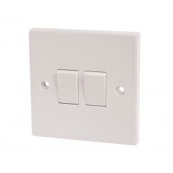 Light Switch 2-Gang 2-Way 10A
