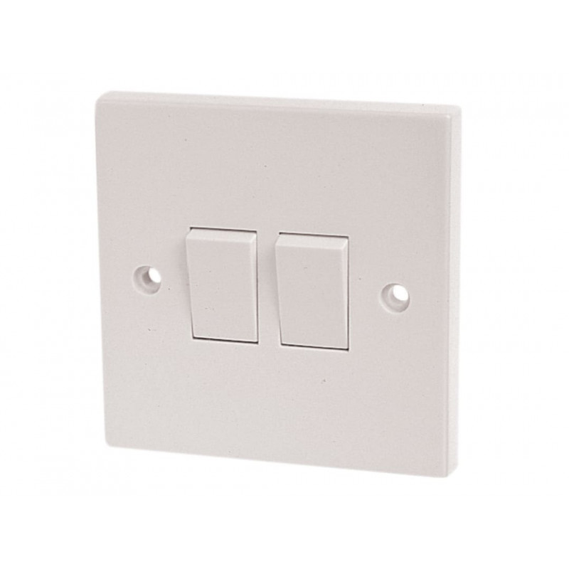 Light Switch 2-Gang 2-Way 10A Light Switch 2-Gang 2-Way 10A