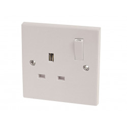 Switched Socket 1-Gang 13A