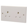 Unswitched Socket 2-Gang 13A