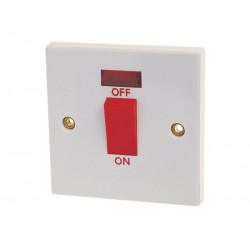 Double Pole Switch with Pilot Lamp 45A