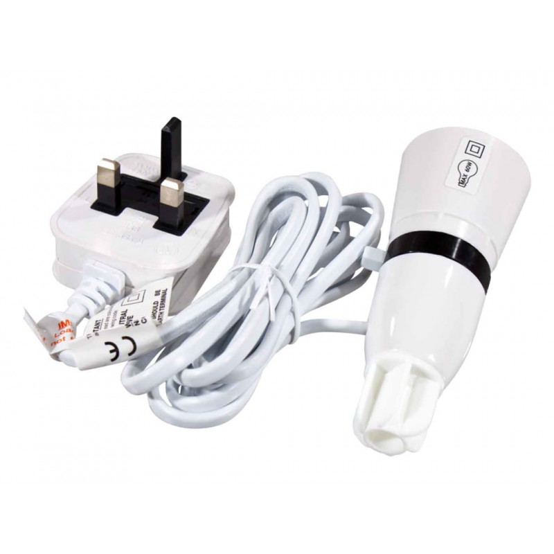 Bottle B22 Lamp Adaptor with Flex & Plug Bottle B22 Lamp Adaptor with Flex & Plug