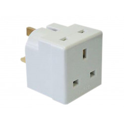 2 Way Adaptor 13A Fused