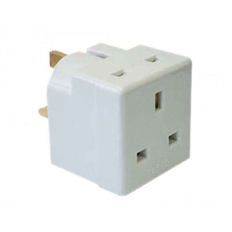 2 Way Adaptor 13A Fused 2 Way Adaptor 13A Fused