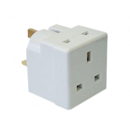 2 Way Adaptor 13A Fused