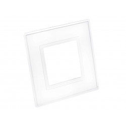 Clear Finger Plate 1-Gang (Pack of 2)