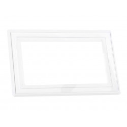 Clear Finger Plate 2-Gang