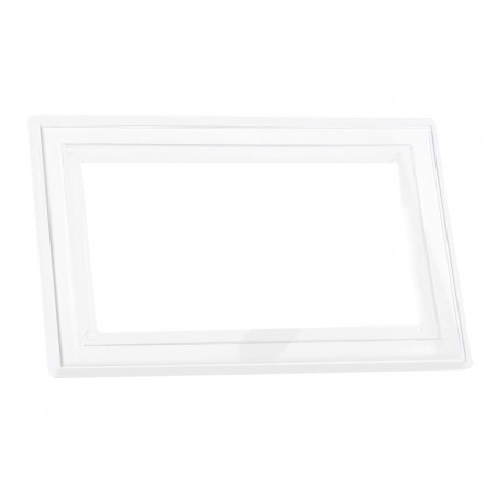 Clear Finger Plate 2-Gang