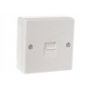 Telephone Socket 1 Way White