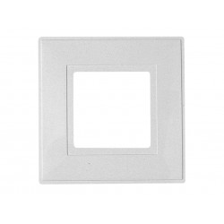 White Finger Plate 1-Gang (Pack of 2)