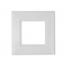 White Finger Plate 1-Gang (Pack of 2)