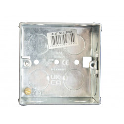 Metal Back Box 1-Gang 35mm