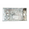 Metal Back Box 2-Gang 45mm