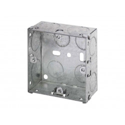 Metal Back Box 1-Gang 25mm
