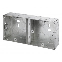 Dual Metal Back Box 35mm