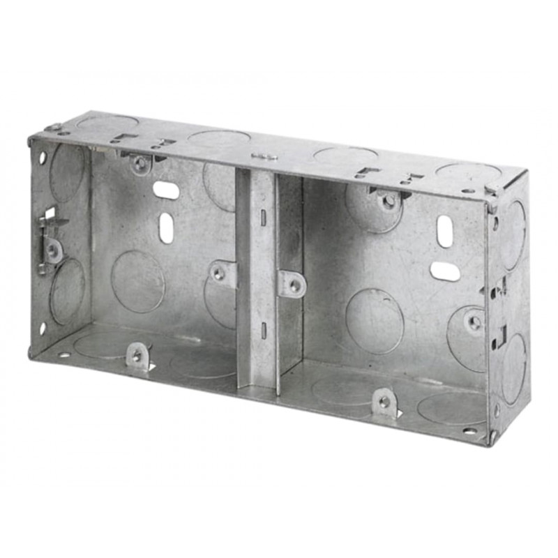 Dual Metal Back Box 35mm