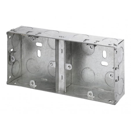Dual Metal Back Box 35mm