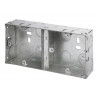 Dual Metal Back Box 35mm