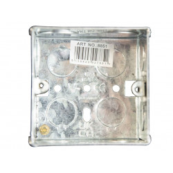 Metal Back Box 1-Gang 47mm
