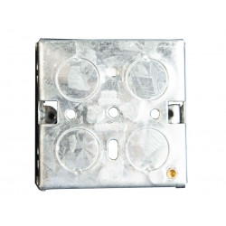 Metal Back Box 1-Gang 16mm