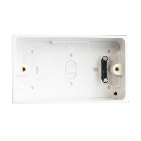 Pattress Box with Earth 2-Gang 45mm